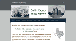 Desktop Screenshot of collincountyhistory.com